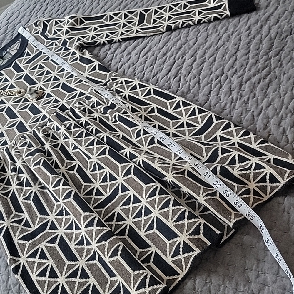 Dear Creatures Jennifer Geometric Sweater Dress - Picture 10 of 15